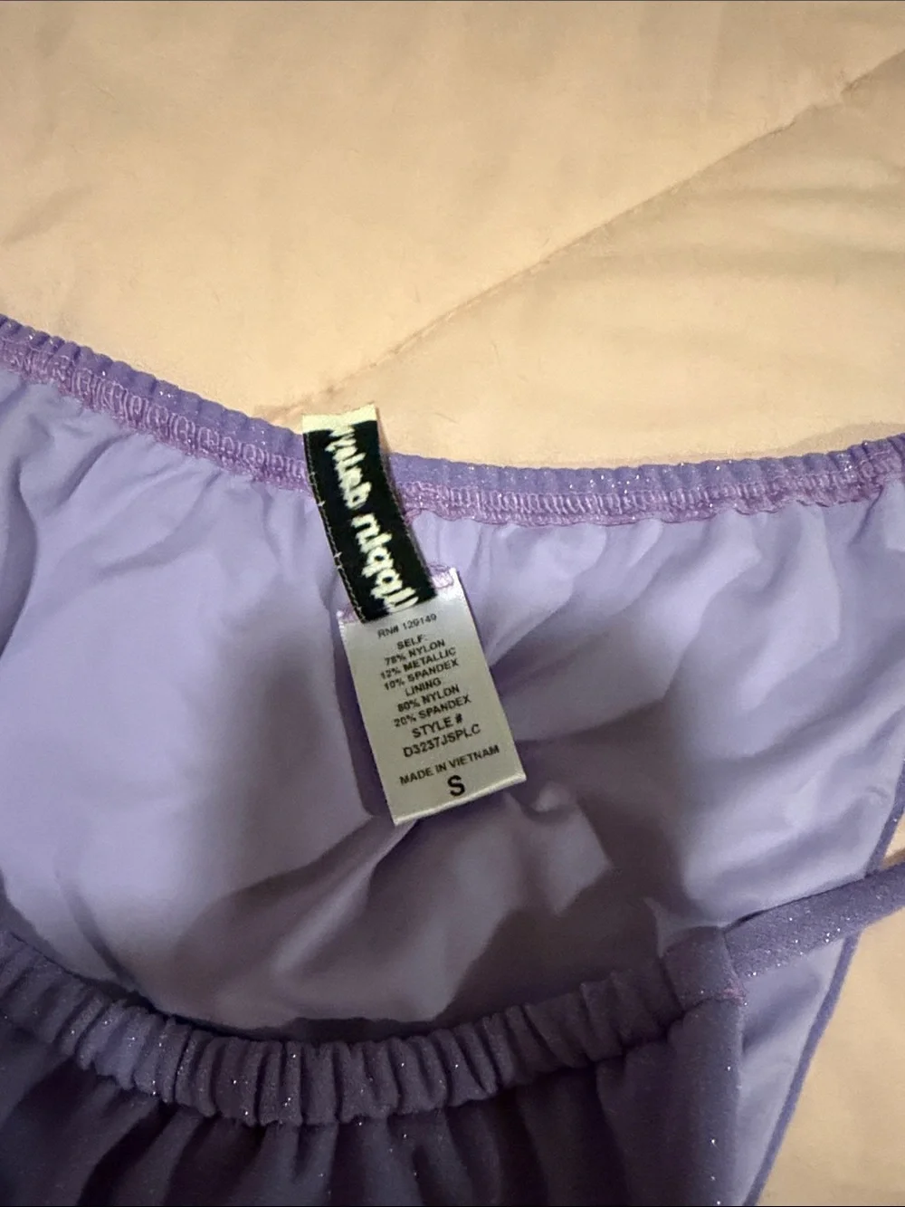 Dippin' Daisy's Lilac Glitter String Bikini Bottoms